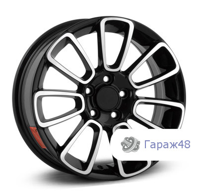 LegeArtis Concept-OPL505 R16 / 6.5J PCD 5x105 ET 39 ЦО 56.6 Литые Черный с полированной лицевой поверхностью