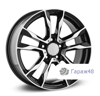 LegeArtis Concept-MB508 R18 / 8.5J PCD 5x112 ET 58 ЦО 66.6 Литые Черный с полированной лицевой поверхностью