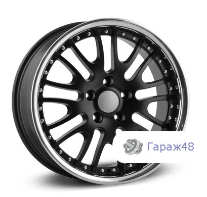 LegeArtis Concept-B504 R20 / 11J PCD 5x120 ET 37 ЦО 72.6 Литые Черный матовый с полированным ободом