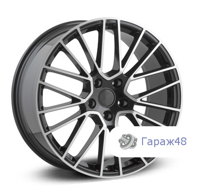 LegeArtis Concept-PR521 R21 / 9.5J PCD 5x130 ET 46 ЦО 71.6 Литые Черный с полированной лицевой поверхностью